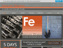 Tablet Screenshot of ferrumfitness.com